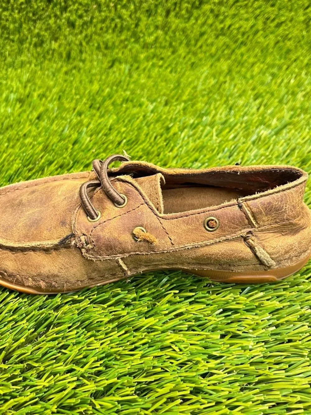 Ariat Caldwell Boys Size 9.5C Toddler Brown Casual Walking Slip On Shoes Loafers